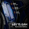 20 * 4" elektrobicykle Fat-Tire pre dospelých, E Bike s 48V Náhľad obrázku produktu 4