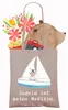 Mr. & Mrs. Panda Tote Bag Bär Segeln - Braun Pastell - Produktbild-Vorschau 3