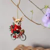 Weihnachtsanhänger in leuchtenden Farben, weihnachtliches Produktbild-Vorschau 5
