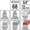 Foret Coronal De 68 Mm, Pas De Visse Standard 1 1/4 '', Voir les images du produit 4