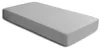 A single grey fitted sheet is shown from a slightly elevated side angle on a white background. Produktbild-Vorschau