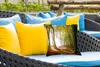 MuchoWow® Outdoor Kissen - Wald - Sonne - Jahreszeiten - Produktbild-Vorschau 4