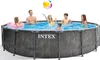 INTEX 26742GN - Greywood Prism Frame Pool (457x122cm) Produktbild-Vorschau 6