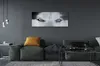 Glasbilder 125x50 Wandkunst Wolf Augen Produktbild-Vorschau 4