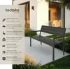 Banc de jardin Line 2 places avec structure en aluminium Voir les images du produit 2