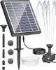 Solární fontána, solární panel 5V/2,5W, průtok čerpadla Náhled obrázku produktu 1
