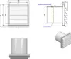 Naber COMPAIR System Ø 150 E-Jal 150 Vnější žaluzie z Anteprima dell’immagine prodotto 2