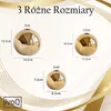 IvoQ złoty ceramiczny zestaw wazonów - elegancki i Podgląd zdjęcia produktu 5