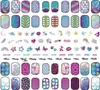 A collage of nail art designs and small decorative stickers. Anteprima dell’immagine prodotto