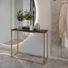 Furneo | Konsolentisch II - 80 cm - Schwarz matt / Kupfer - Produktbild-Vorschau 2