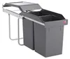 Collecteur de déchets Hailo 3650101 TA Swing A Tandem 2x 15 Voir les images du produit 1