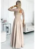 Numoco dames feestjurk Amber, beige, maat XL Productafbeelding-voorbeeld 16