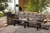 Gartenbank JUIST 4-Sitzer Länge 2000 mm, braun Produktbild-Vorschau 3