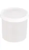 A clear, professional studio shot of a white plastic container with a lid. Anteprima dell’immagine prodotto