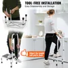 VEVOR Haushaltsleiter 810 x 417 x 285 mm Trittleiter Produktbild-Vorschau 4