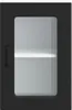 vidaXL Küchen-Hängeschrank mit Glastür Kalmar Schwarz Produktbild-Vorschau 5