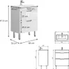 Badkamermeubelset Vicco Clayton Wit 2-delig, Model 40064 Productafbeelding-voorbeeld 7
