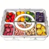 1-częściowa miska na przekąski z pokrywką, szczelna, talerz Podgląd zdjęcia produktu 3