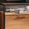 TV Lowboard Eiche massiv geölt FORST-64, inkl. Beleuchtung, Produktbild-Vorschau 3