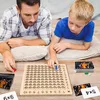 Montessori násobilka Dřevo 22x22 cm s 100 kartami a Náhled obrázku produktu 3