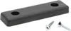 8x sossai Möbelgleiter in Schwarz inkl. Schrauben 50x14x5mm Produktbild-Vorschau 2