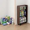 Regał wnękowy Relaxdays, wymiary: 80 x 15 x 45 cm, wąski Podgląd zdjęcia produktu 3