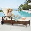 Mucola Sonnenliege Rattan Gartenliege Rattanmöbel Terrassen Produktbild-Vorschau 4