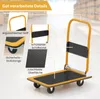 COSTWAY Transportwagen klappbar, Plattformwagen bis 150 kg Produktbild-Vorschau 6