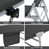 SoBuy Sonnenliege mit Sonnendach und Kopfkissen Auflage Produktbild-Vorschau 6