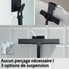 DEKAZIA® Raclette Douche Noir Silicone – Raclette Paroi Voir les images du produit 6