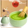 Matcha Set "Minto" mit Schale, Besen & Besenhalter – edles Produktbild-Vorschau 1