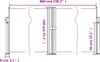 vidaXL Seitenmarkise Ausziehbar Schwarz 140x600 cm Produktbild-Vorschau 8