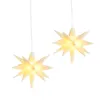 2er Set Weihnachtsstern ca. Ø 12 cm im 3D Design beleuchtet Produktbild-Vorschau 1