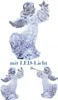 LED Weihnachtsengel Deko Figur aus Acryl-Diamant stehend 1 Produktbild-Vorschau 1
