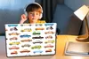 MuchoWow® Laptop Aufkleber Sticker Cover Muster - Auto - Produktbild-Vorschau 3