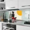 Küchenrückwand Spritzschutz Glas mit Motiv Sonnenbaden 40 x Produktbild-Vorschau 2