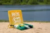 Klappbare Oxford Strandliege mit Orange-weiß gestreift – Produktbild-Vorschau 6