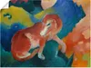 ARTland Poster Roter Hund. 1911 Größe: 60x45 cm Produktbild-Vorschau 1