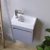 AQUABATOS Hängewaschbecken Keramik Waschtisch Produktbild-Vorschau 7
