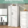 COSTWAY Armoire de cuisine de 120,5 cm de haut, armoire Voir les images du produit 5