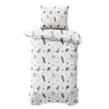 Kinderbettwäsche Space Weltall-Abenteuer 135x200 + 80x80 cm Produktbild-Vorschau 2