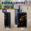 MuchoWow® Koffer Handgepäck Trolley Rollkoffer Kleine Produktbild-Vorschau 5