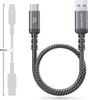 deleyCON 0,5m USB-A auf USB-C Kabel Kurz USB 3.0 5Gbps (USB Produktbild-Vorschau 3