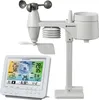 A white weather station with a display console and a multi-sensor outdoor unit. Produktbild-Vorschau