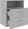vidaXL Noční stolky 2 ks. Betonově šedé 50x32x60cm Náhled obrázku produktu 5