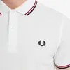 Fred Perry Twin Tipped Polo Weiß Produktbild-Vorschau 7