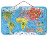 JANOD Puzzle magnétique Carte du monde allemand 92 pièces Voir les images du produit 3