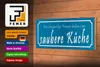 Holzschild  langweilige Frauen saubere Küche, 27 x 10 cm, Produktbild-Vorschau 4