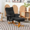HOMCOM Relaxsessel mit Fußhocker, Stauraum, Massagesessel Produktbild-Vorschau 2