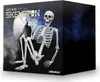 Realistický veľký kostlivec 170 cm - tmavá halloweenska Náhľad obrázku produktu 10